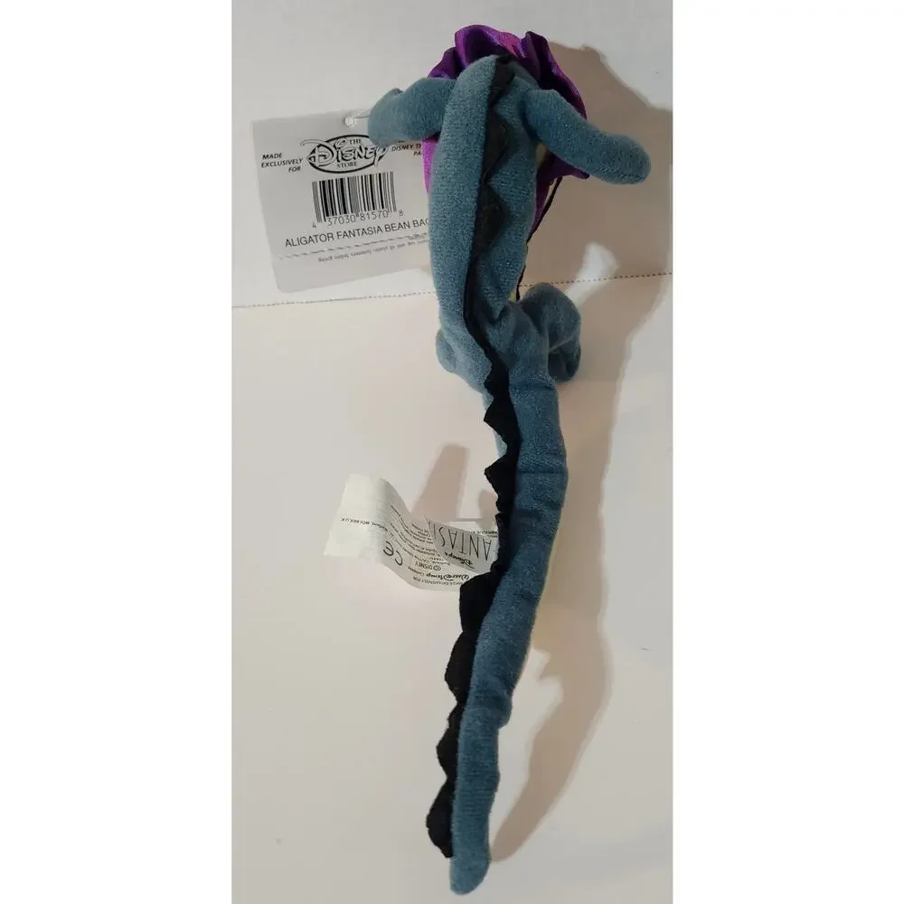 Disney Store Fantasia Alligator Bean Bag Plush Mini Bean Bag NWT